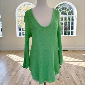 Zara green knit top